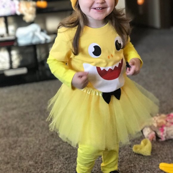 Baby Shark Tutu Costume For Baby Girls and Toddler Girls NWT - Picture 2 of 4